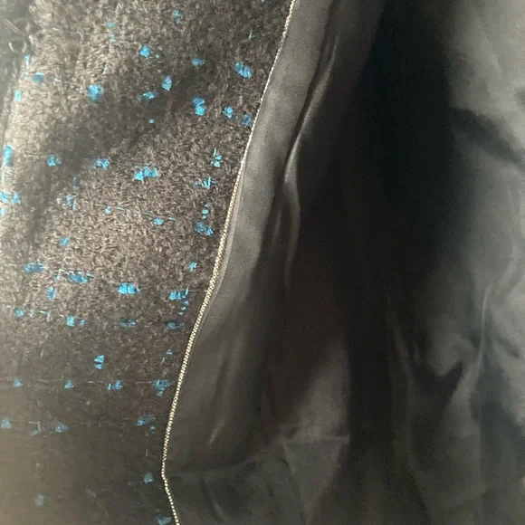 Anne Klein Black and Blue tweed blazer - Picture 8 of 12